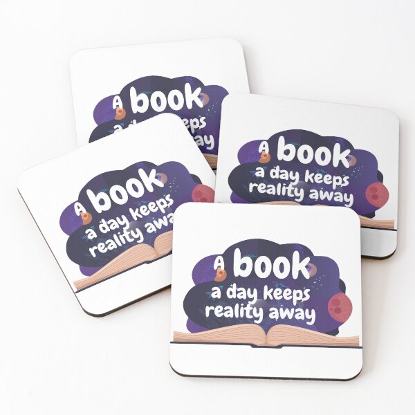 Item preview, A book a day keeps reality away designed and sold by Palmyr.
