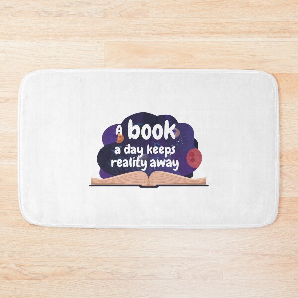Item preview, A book a day keeps reality away designed and sold by Palmyr.