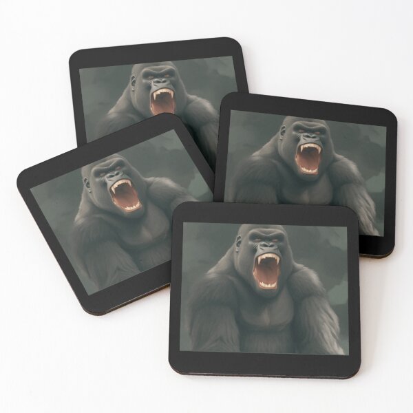 Item preview, Roaring Gorilla - Angry Gorilla Print designed and sold by TGAL2.
