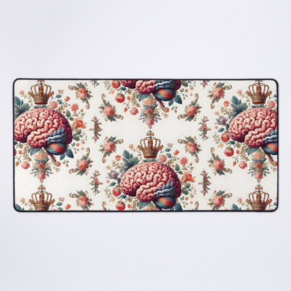 Item preview, King if brain , floral ,tag :from EgyApe Artists designed and sold by egyape ⭐⭐⭐⭐⭐.