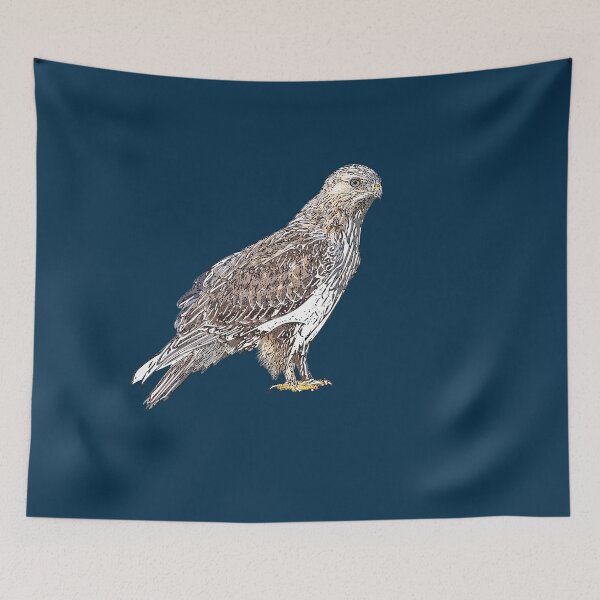 Item preview, Rough Legged Hawk White Alternate Design  designed and sold by designsasstultd.