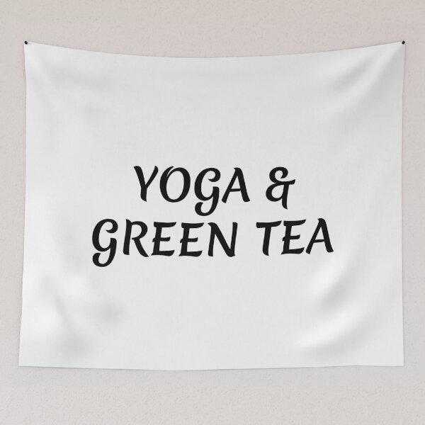 Item preview, Yoga and Green Tea designed and sold by Inspirationmotivation.