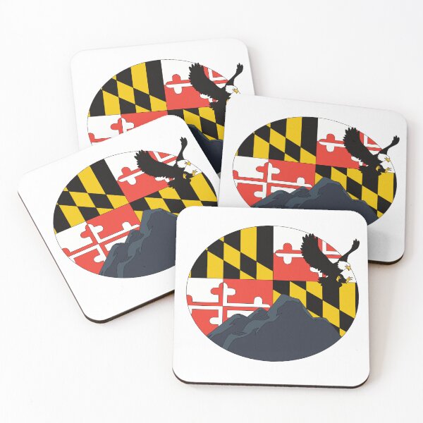Item preview, Maryland Flag - Bald Eagle designed and sold by inhelensivy.
