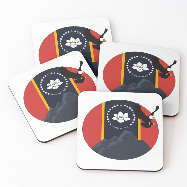 Item preview, Mississippi Flag - Bald Eagle designed and sold by inhelensivy.