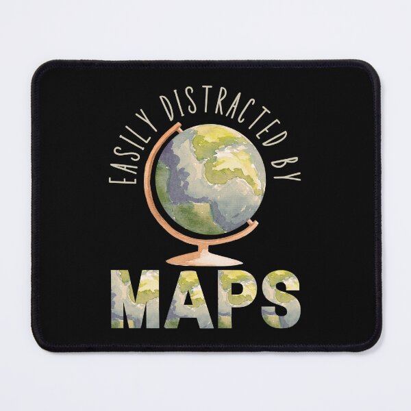 Item preview, Easily Distracted By Maps designed and sold by Suzielie.