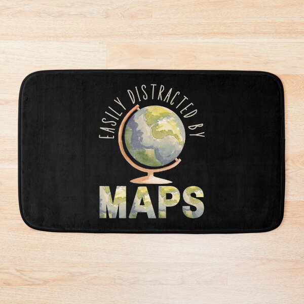 Item preview, Easily Distracted By Maps designed and sold by Suzielie.