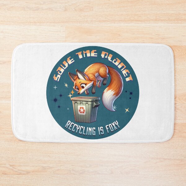Item preview, Recycling is Foxy Save the Planet Fox designed and sold by PG Illustration.