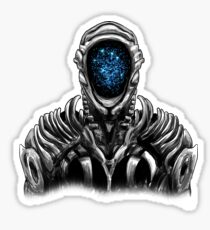 Lost In Space Robot (Original Blue) Sticker