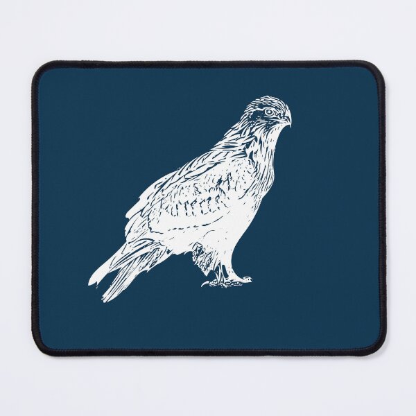 Item preview, Rough Legged Hawk White Design designed and sold by designsasstultd.