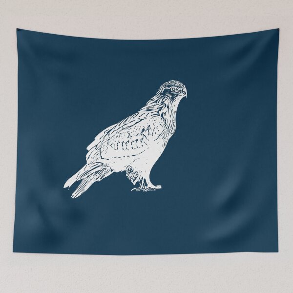 Item preview, Rough Legged Hawk White Design  designed and sold by designsasstultd.