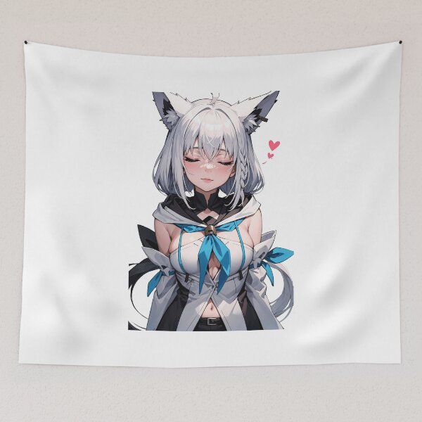 Item preview, Shirakami Fubuki #3 - Hololive Virtual Youtuber Fanart designed and sold by iloveanimechibi.