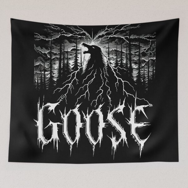 Item preview, Black Metal Goose Untitled Album Logo designed and sold by Khaos23-Inc.