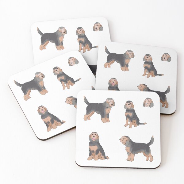 Item preview, Cute otterhound dog pack designed and sold by Yaragold.