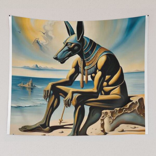 Item preview, Anubis rests on the beach designed and sold by George Hutton Hunter.