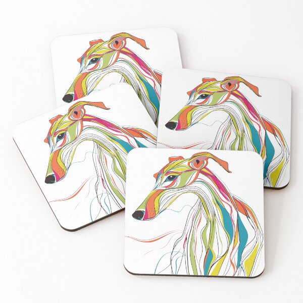 Item preview, Colorful greyhound designed and sold by aghnadarragh.