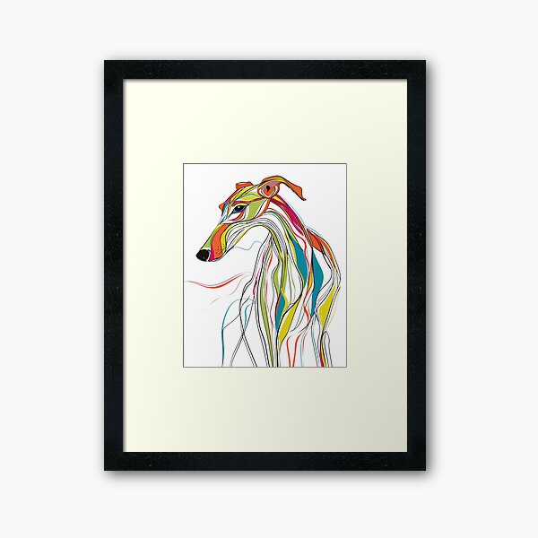 Item preview, Colorful greyhound designed and sold by aghnadarragh.