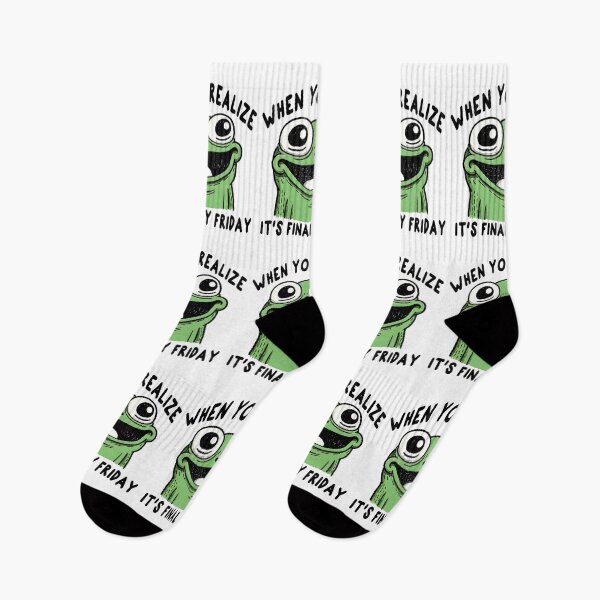 Item preview, Happy doodle Frog Friday - Funny Weekend Celebration froggy meme designed and sold by Unitepeople.
