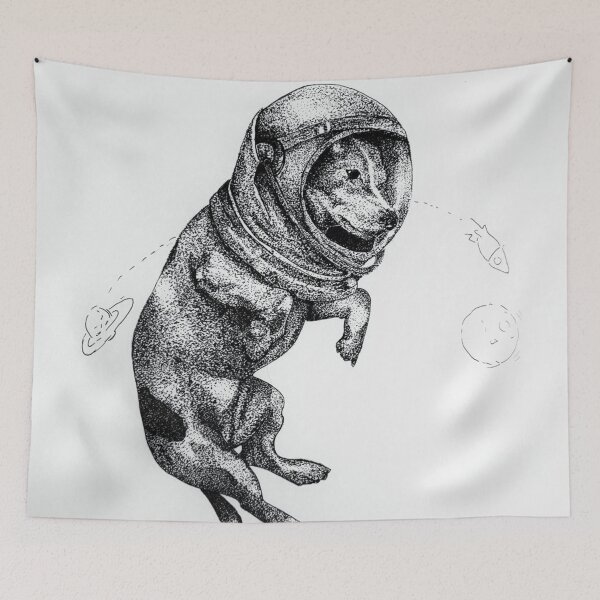 Item preview, Laika designed and sold by redmurphy.art.