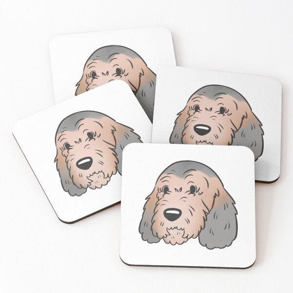 Item preview, Cute Otterhound dog face art designed and sold by Yaragold.