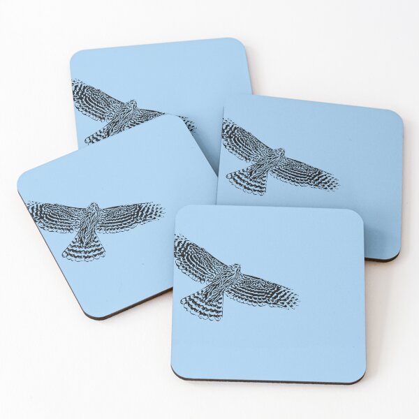 Item preview, American Northern Goshawk Flying Black Design  designed and sold by designsasstultd.