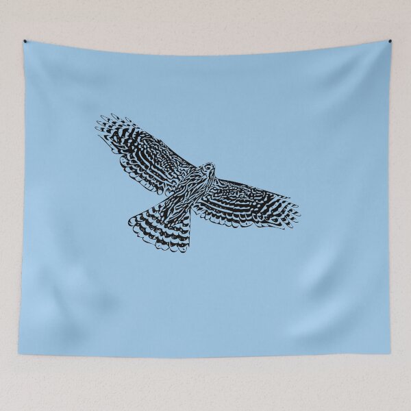 Item preview, American Northern Goshawk Flying Black Design  designed and sold by designsasstultd.