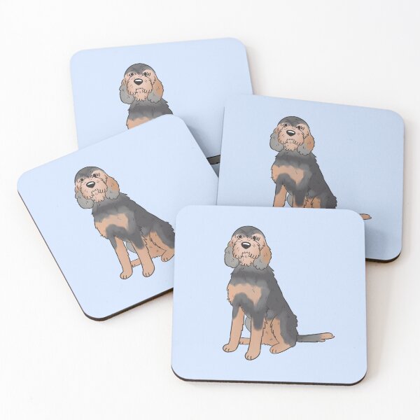 Item preview, Cute Otterhound dog art designed and sold by Yaragold.