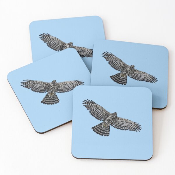 Item preview, American Northern Goshawk Flying Black Alternate Design  designed and sold by designsasstultd.