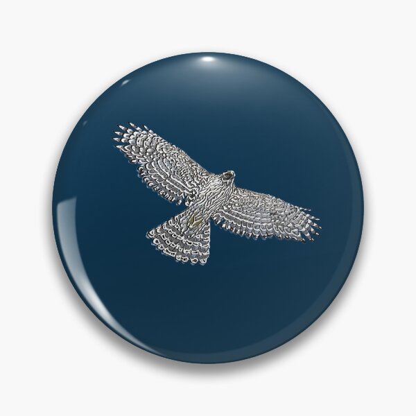 Item preview, American Northern Goshawk Flying White Alternate Design  designed and sold by designsasstultd.