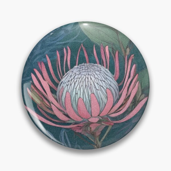Item preview, Protea Flower Pattern designed and sold by MakitoDesign.