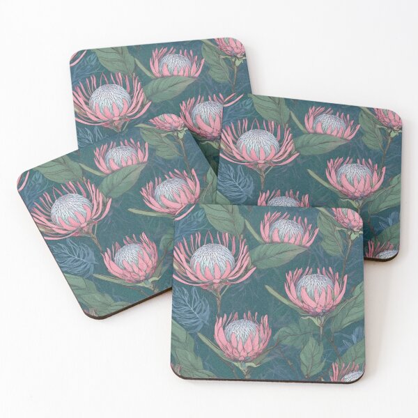 Item preview, Protea Flower Pattern designed and sold by MakitoDesign.
