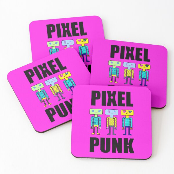 Item preview, Chowlet Pixel Punk Girl Robots designed and sold by chowlet.
