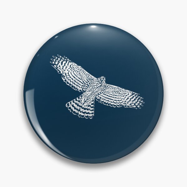 Item preview, American Northern Goshawk Flying White Design  designed and sold by designsasstultd.