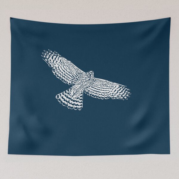 Item preview, American Northern Goshawk Flying White Design  designed and sold by designsasstultd.