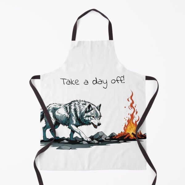Item preview, Take a day off! - camping wolf designed and sold by PragmaticP.