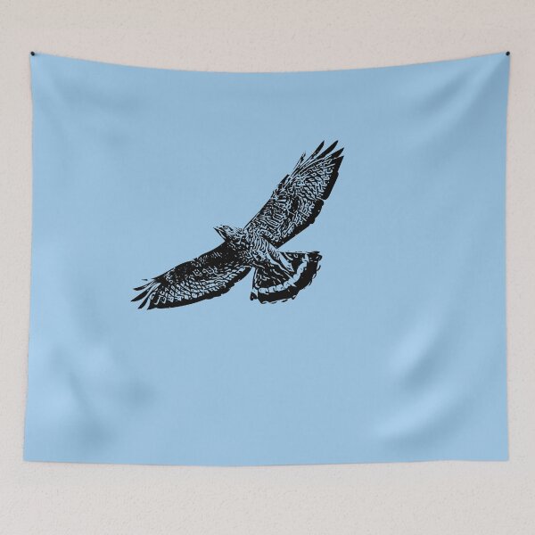 Item preview, Broad Winged Hawk Black Design  designed and sold by designsasstultd.
