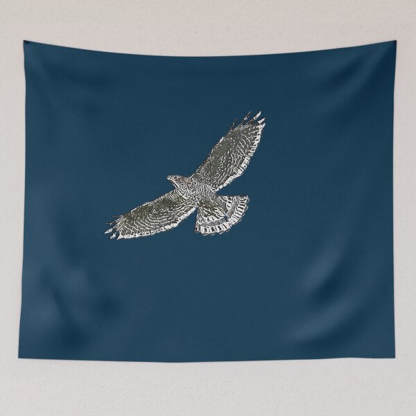 Item preview, Broad Winged Hawk White Alternate Design  designed and sold by designsasstultd.