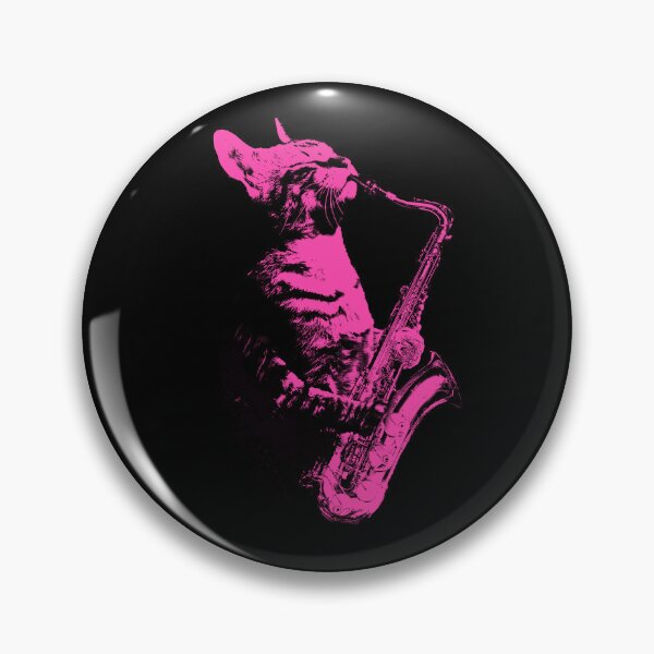 Item preview, Cat Playing Saxophone Cat Jazz Cat Saxophonist  designed and sold by wowwowmeow.