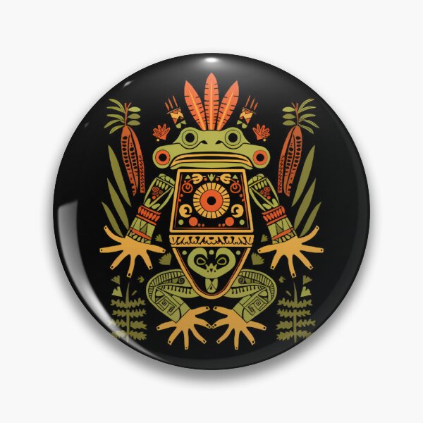 Item preview, "Statue of Ancient Mesoamerican Plant Medicine: Vintage Print" designed and sold by Art-Vortex-fr.
