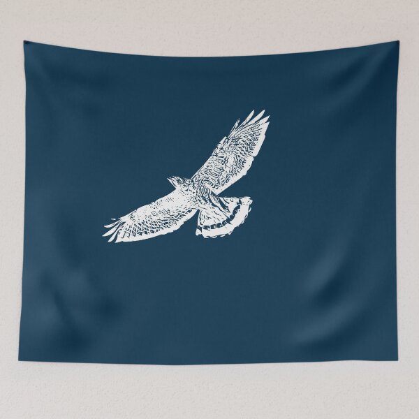 Item preview, Broad Winged Hawk White Design  designed and sold by designsasstultd.