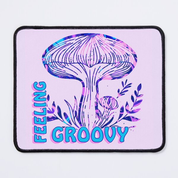 Item preview, “Feeling Groovy” Purple and Blue Psychedelic Mushroom designed and sold by MptR.