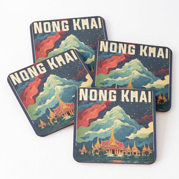 Item preview, Nong Khai Thailand Vintage Tourism  designed and sold by TravelersGems.
