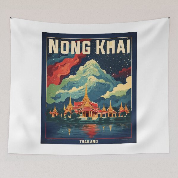 Item preview, Nong Khai Thailand Vintage Tourism  designed and sold by TravelersGems.