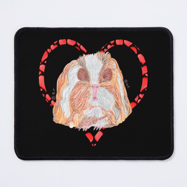Item preview, TEXEL GUINEA PIG HEART designed and sold by BeritValk.