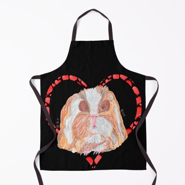 Item preview, TEXEL GUINEA PIG HEART designed and sold by BeritValk.