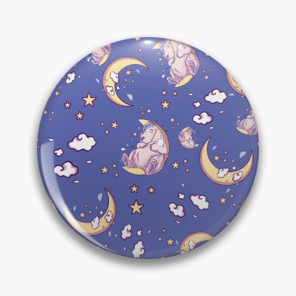 Item preview, Bearly Awake seamless pattern - Good night Bear pun  designed and sold by SPIRIMAL.