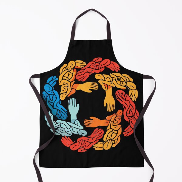 Item preview, “Circle of Unity: Interlocked Hands” designed and sold by Art-Vortex-fr.
