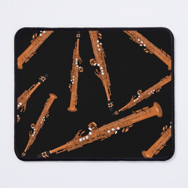 Item preview, Soprano Sax Pattern (black) designed and sold by jasmijndeklerk.