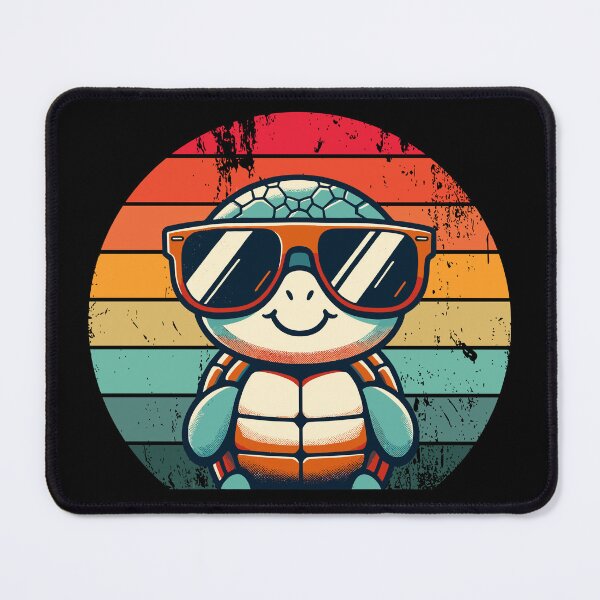 Item preview, Retro Turtle in Sunglasses BBQ Pool Party Funny Turtle designed and sold by KsuAnn.