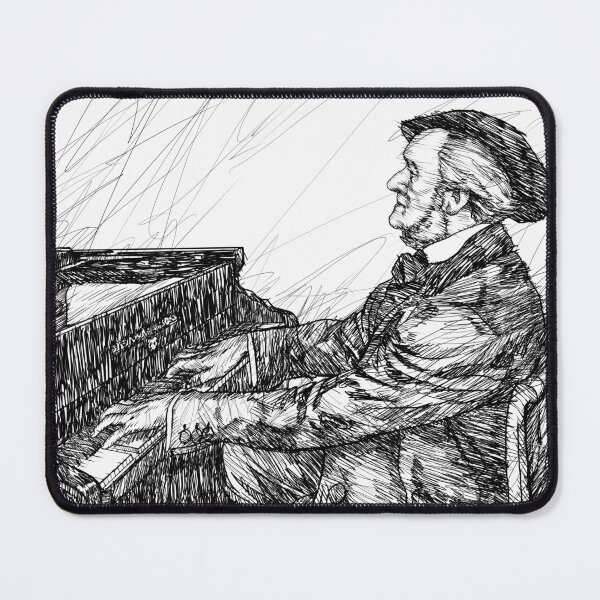 Item preview, RICHARD WAGNER ink portrait .1 designed and sold by lautir.