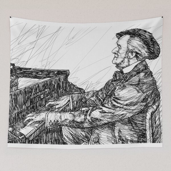 Item preview, RICHARD WAGNER ink portrait .1 designed and sold by lautir.